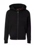 ALPHA INDUSTRIES Megztinis be užsegimo juoda / balta