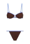 LSCN by LASCANA Bikinis tamsiai ruda