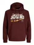 JACK & JONES Megztinis be užsegimo ruda / geltona / balta