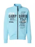 CAMP DAVID Džemperis &scaron;viesiai mėlyna / &scaron;viesiai pilka / juoda