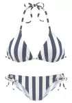 VENICE BEACH Bikinis tamsiai mėlyna / balta