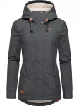 Ragwear Žieminė striukė 'Monade' ruda / pilka