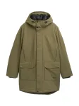 TOM TAILOR DENIM Žieminė parka alyvuogių spalva