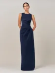 BWLDR Suknelė 'ESTRELLA GOWN' tamsiai mėlyna