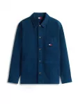 Tommy Jeans Demisezoninė striukė 'Oversized Fit Patch Pocket' tamsiai mėlyna