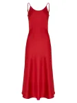 Serena Silueta Suknelė 'Midi satin slip dress 'Majestic'' raudona