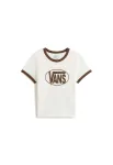 VANS Mar&scaron;kinėliai 'Center Chest Ringer' ruda / balta
