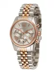 MICHAEL Michael Kors Analoginis (įprasto dizaino) laikrodis 'Lexington' auksas / sidabrinė