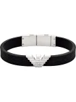 Emporio Armani Apyrankė juoda / sidabrinė