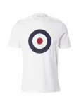 Ben Sherman Mar&scaron;kinėliai 'Signature Target' tamsiai mėlyna / vy&scaron;ninė spalva / balta / balk&scaron;va