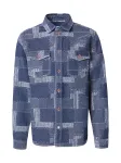 SCOTCH & SODA Demisezoninė striukė tamsiai mėlyna / balk&scaron;va