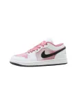 Jordan Sportbačiai be auliuko 'Air Jordan 1 Low SE' koralų splava / juoda / balta
