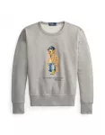 Polo Ralph Lauren Megztinis be užsegimo smėlio spalva / mėlyna / margai pilka / juoda