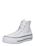 CONVERSE Sportbačiai su auliuku 'CHUCK TAYLOR ALL STAR MOVE PLATFORM' juoda / balta