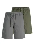 JACK & JONES &bdquo;Chino&ldquo; stiliaus kelnės 'JPSTJaiden' tamsiai pilka / alyvuogių spalva