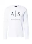 ARMANI EXCHANGE Mar&scaron;kinėliai juoda / balta