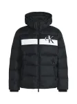 Calvin Klein Jeans Žieminė striukė juoda / balta