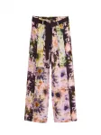 Desigual Kelnės žolės žalia / rožinė / juoda