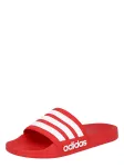 ADIDAS SPORTSWEAR &Scaron;lepetės 'Adilette' raudona / balta