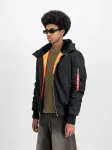 ALPHA INDUSTRIES Žieminė striukė 'Ma-1' juoda