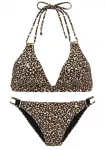 LASCANA Bikinis kremo / ruda / juoda