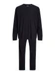 JACK & JONES Ilga pižama 'JACALFRED' juoda