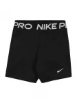 NIKE Sportinės kelnės 'Nike Pro' juoda / balta