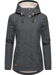 Ragwear Žieminė striukė 'Monade' ruda / pilka