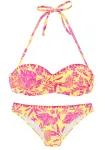 VENICE BEACH Bikinis geltona / &scaron;viesiai rožinė