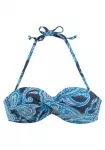 LASCANA Bikinio vir&scaron;utinė dalis 'Boho' tamsiai mėlyna
