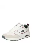 SKECHERS Sportbačiai be auliuko 'Uno - Retro One' rusvai pilka / žalia / tamsiai raudona / balta