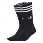 ADIDAS ORIGINALS Kojinės '3-Stripes High Crew 3 Pairs' juoda / balta