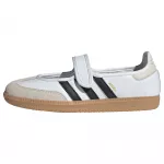 ADIDAS ORIGINALS Balerinos su dirželiais 'Samba' juoda / balta / balk&scaron;va