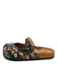 Goby Klumpės 'Women shoes Goby-Calceo mules with flowers CAL2201' juoda