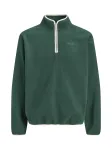 JACK & JONES Megztinis 'JOR Frederiksberg' tamsiai žalia / balta
