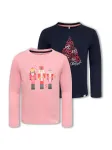 Only Mini Mar&scaron;kinėliai 'KMGCANDYCANE XMAS' tamsiai mėlyna jūros spalva / &scaron;okolado spalva / rožių spalva / raudona
