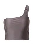 ADIDAS ORIGINALS Sportiniai mar&scaron;kinėliai be rankovių 'FASHION CUT-OUT SPANDEX CROP' antracito spalva