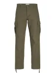 JACK & JONES Laisvo stiliaus kelnės 'JPSTKane JJBarkley' alyvuogių spalva