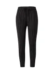 VERO MODA Klostuotos kelnės 'VMEVA' juoda / balta