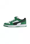 PUMA Sportbačiai 'Rebound' žalia / juoda / balta