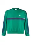 ADIDAS ORIGINALS Megztinis be užsegimo tamsiai mėlyna / tamsiai žalia / balta