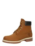 TIMBERLAND Auliniai batai su rai&scaron;teliais ruda / juoda