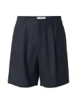 DAN FOX APPAREL Klostuotos kelnės 'Alan' tamsiai mėlyna