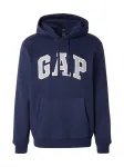 GAP Megztinis be užsegimo tamsiai mėlyna / pilka / balta
