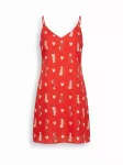 manii&rsquo;ta lacitta Vasarinė suknelė 'Loungewear dress' raudona