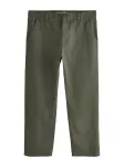 Next &bdquo;Chino&ldquo; stiliaus kelnės alyvuogių spalva