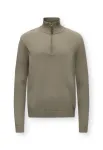INDICODE JEANS Megztinis 'Arkmill' rusvai žalia