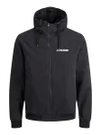 JACK & JONES Demisezoninė striukė 'JJERush' juoda / balta