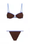 LSCN by LASCANA Bikinis tamsiai ruda