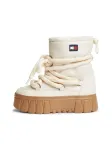 Tommy Jeans Sniego batai kremo